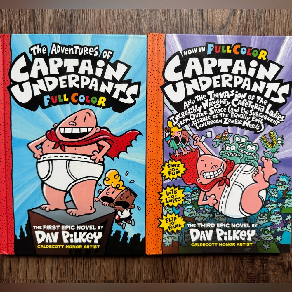 Scholastic Captain Underpants Books